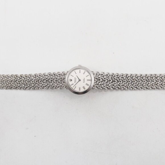Ladies Rolex Cellini Stamped 18k Gold 24mm Watch main image 5